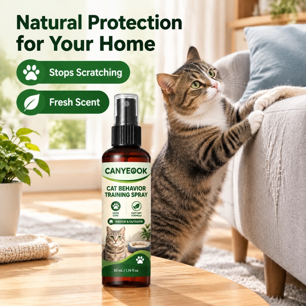 Outdoor Furniture Quick Dry - CANYEOOK Cat Training Spray 50ml Anti