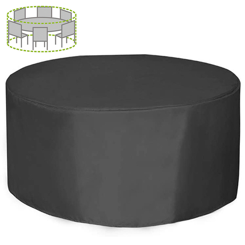 Outdoor Furniture For Patio - 12 Sizes Round Furniture Cover 210D