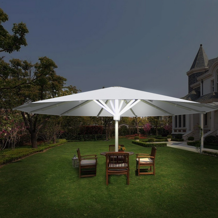 Outdoor Furniture With Umbrella - ATV&UTV7M Outdoor Furniture LED Umbrella Parasol