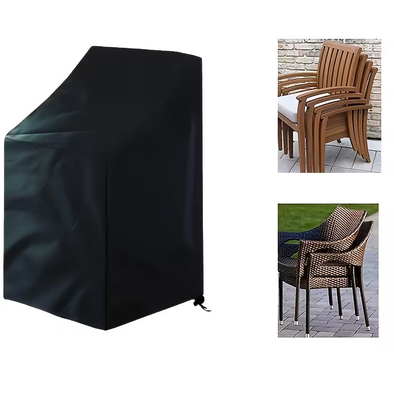 Outdoor Furniture For Patio - 1pc Heavy-Duty Stacking Outdoor Chair Cover,Fit