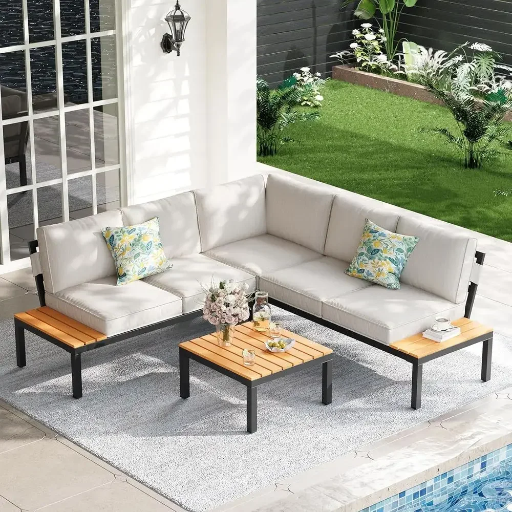 Outdoor Furniture For Pool - 5-Person Outdoor Patio Furniture Set, Durable