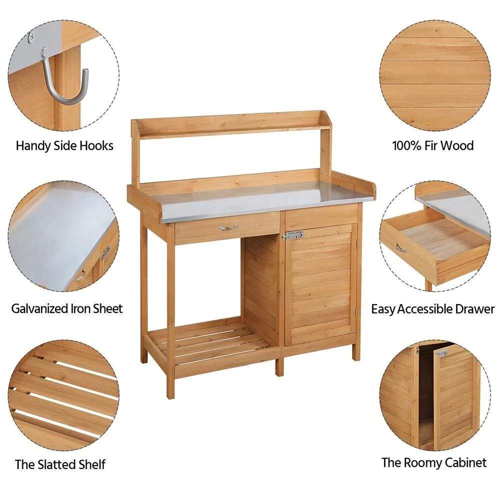 Outdoor Home Use Solid Wood Po - Outdoor Furniture Wooden ulasan dan harga