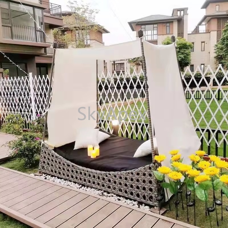 High Quality Modern Large  Rou - Outdoor Furniture For Pool ulasan dan harga
