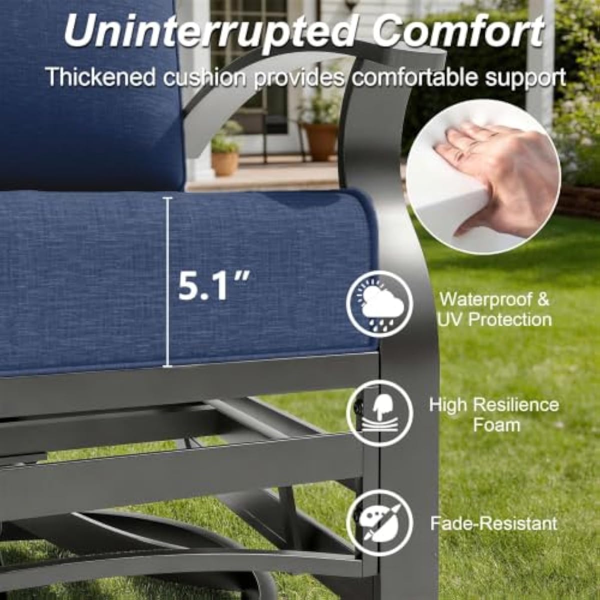 Five-item outdoor lounge ensem - Outdoor Furniture Fire Table ulasan dan harga