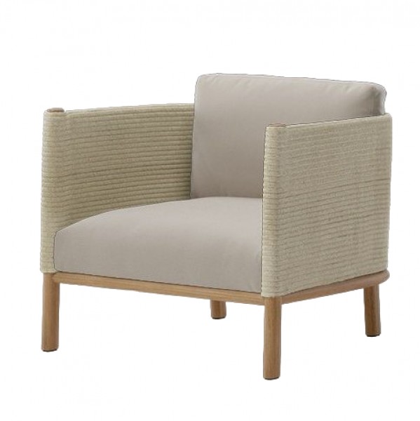 Teak Wood Frame Rope Weaving Q - Outdoor Furniture Quick Dry ulasan dan harga