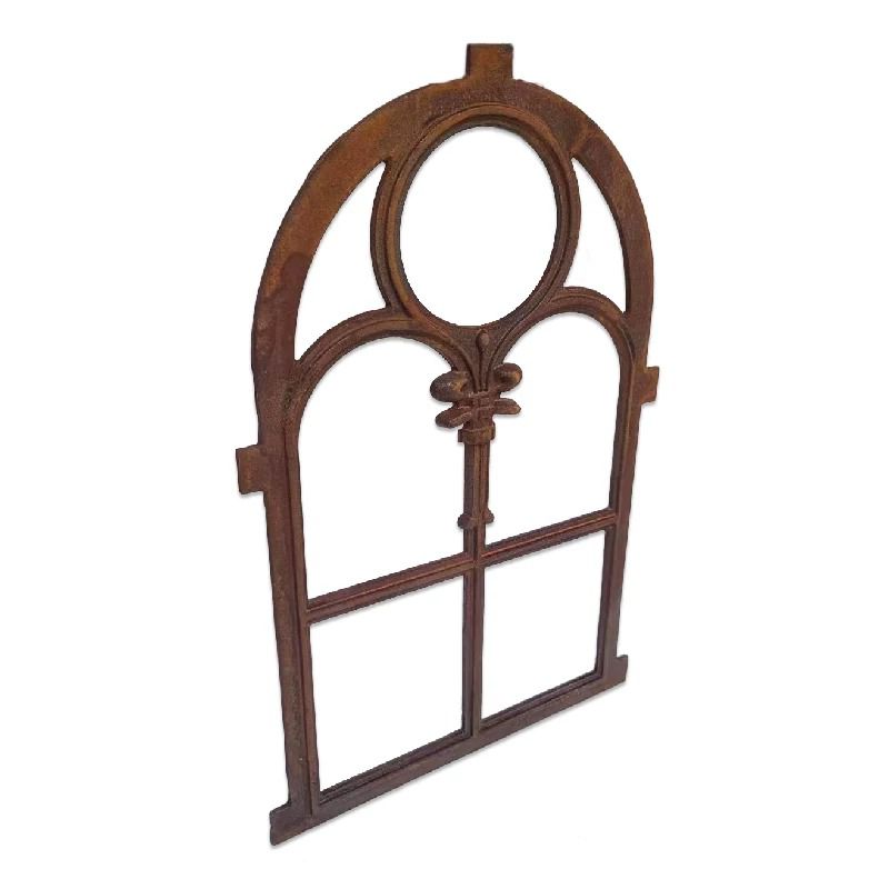 Cast Iron Faux Window Wall Dec - Outdoor Furniture Iron ulasan dan harga
