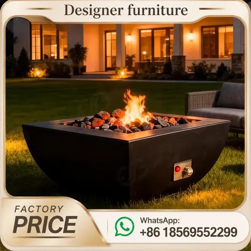 Custom Outdoor Gas Fire Pit Ta - Outdoor Furniture Fire Table ulasan dan harga