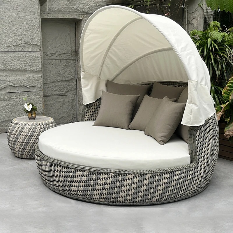 Daybed,Anti-UV Rustproof Round - Outdoor Furniture For Pool ulasan dan harga