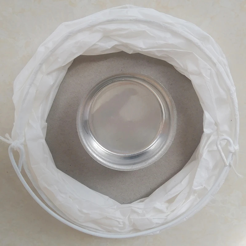 4pcs DIY White Straight Paper  - Outdoor Furniture Iron ulasan dan harga