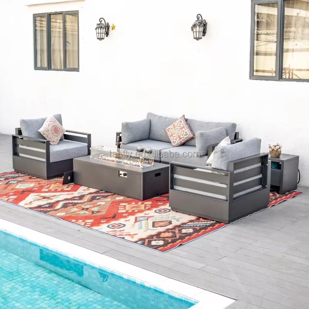 Villa Hotel Outdoor Furniture  - Outdoor Furniture Fire Table ulasan dan harga