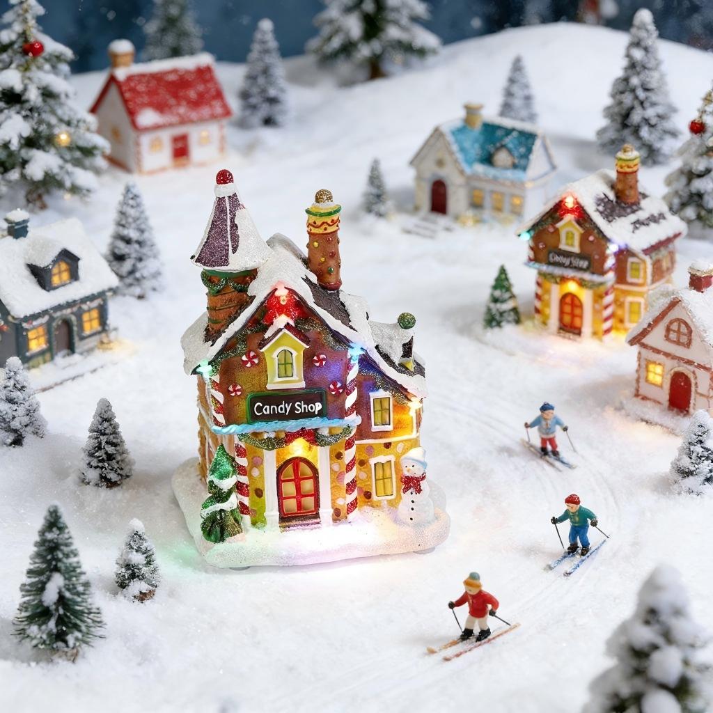 Christmas Candy Gingerbread Ho - Outdoor Furniture Fire Table ulasan dan harga