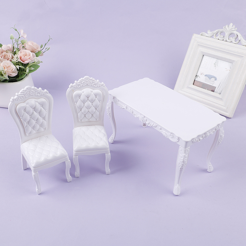 Dollhouse 1:6 Kitchen Furnitur - Outdoor Furniture Wooden ulasan dan harga