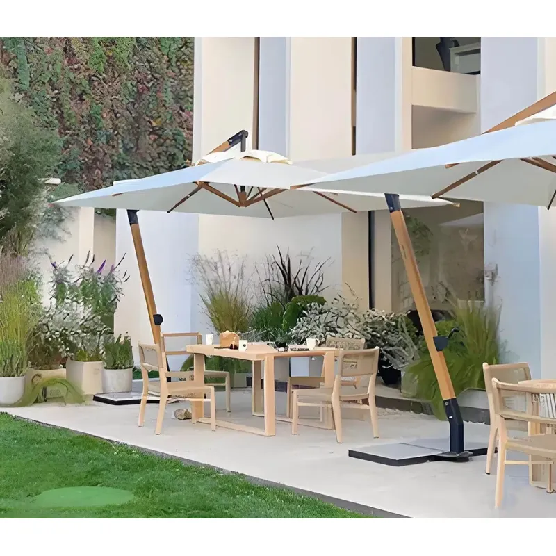 Aluminum Alloy Cantilever Umbr - Outdoor Furniture With Umbrella ulasan dan harga