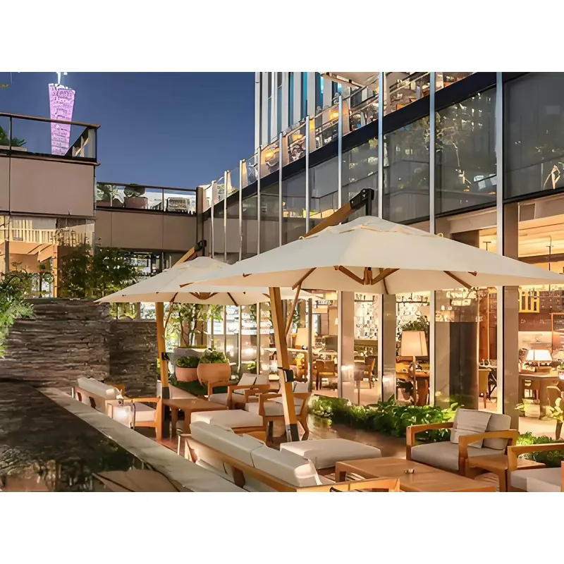 Aluminum Alloy Cantilever Umbr - Outdoor Furniture With Umbrella ulasan dan harga