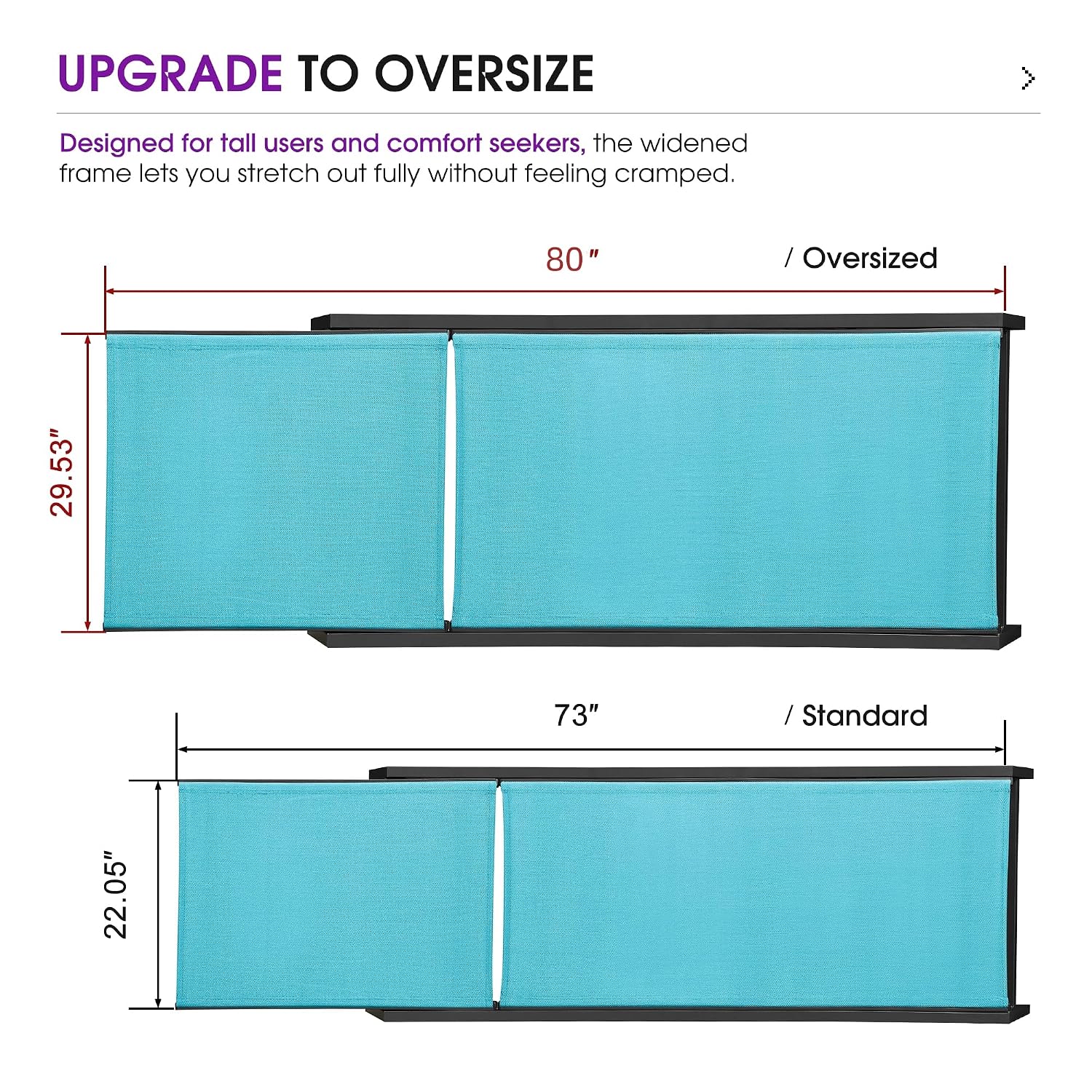 Oversized Lounge Chair 2-Pack  - Outdoor Furniture Quick Dry ulasan dan harga