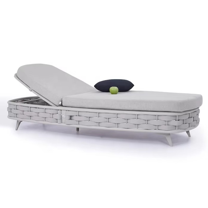 Modern Gray Aluminum Hotel Cha - Outdoor Furniture For Pool ulasan dan harga