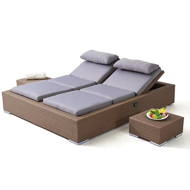 Modern Gray Aluminum Hotel Cha - Outdoor Furniture For Pool ulasan dan harga