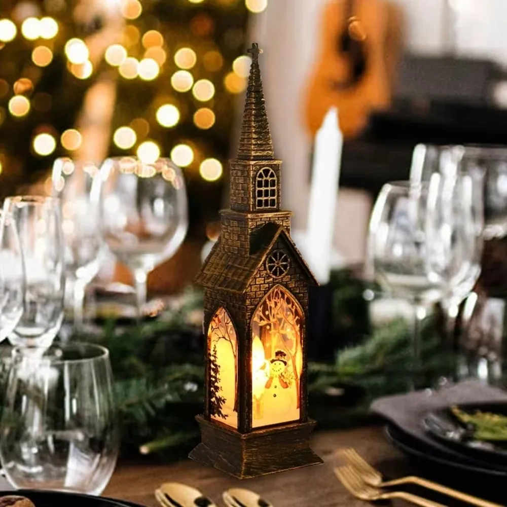 Christmas LED Church Tower Lan - Outdoor Furniture Fire Table ulasan dan harga